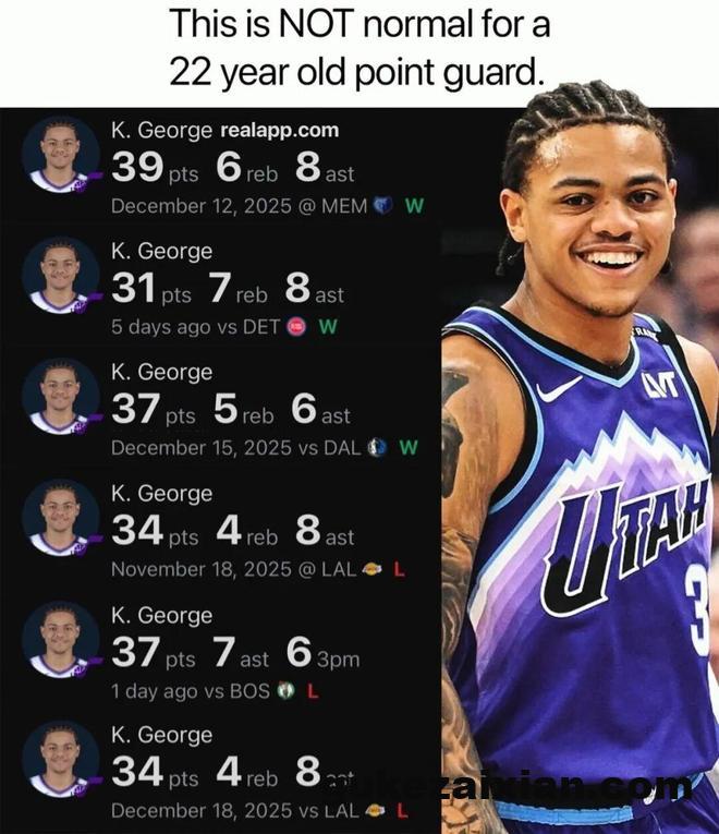 从NBA最菜首发控卫，到NBA最强乔治